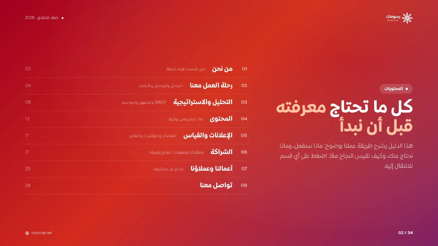 خطة الانطلاق التسويقية — صفحة 2